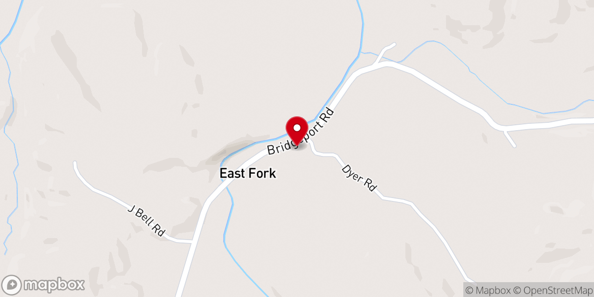 Map showing location of Elm View United Methodist Church