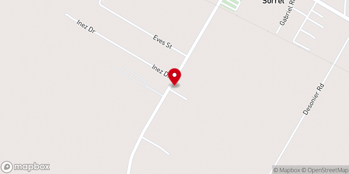 Map showing location of Ebenezer Missionary Baptist Church