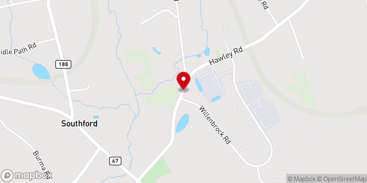 Map showing location of Community Chapel