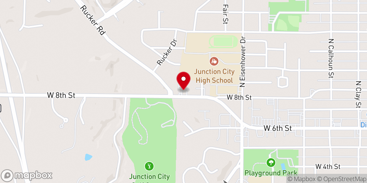 Map showing location of Providence Baptist Church JC