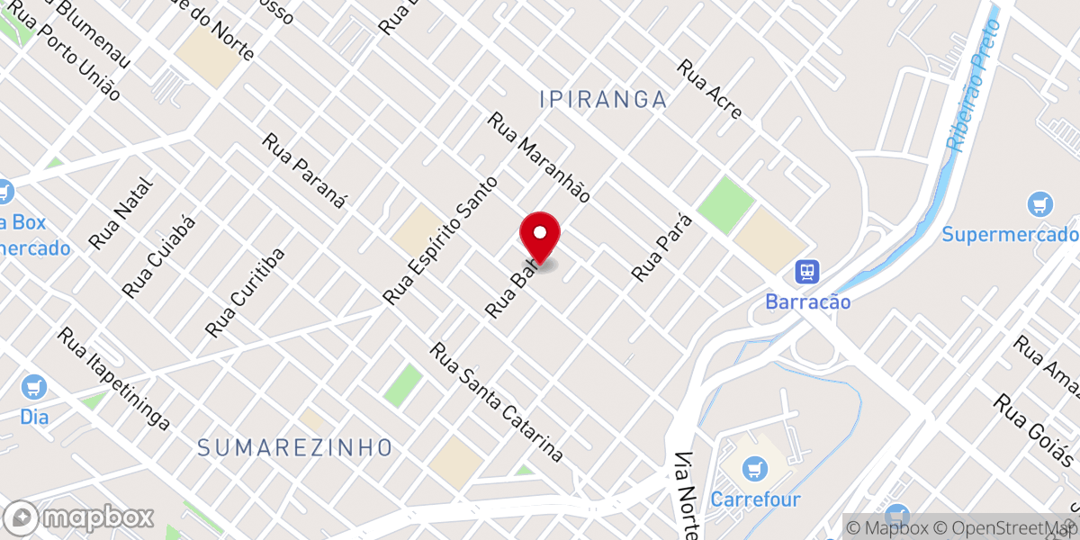 Map showing location of Paróquia São Pedro Apóstolo