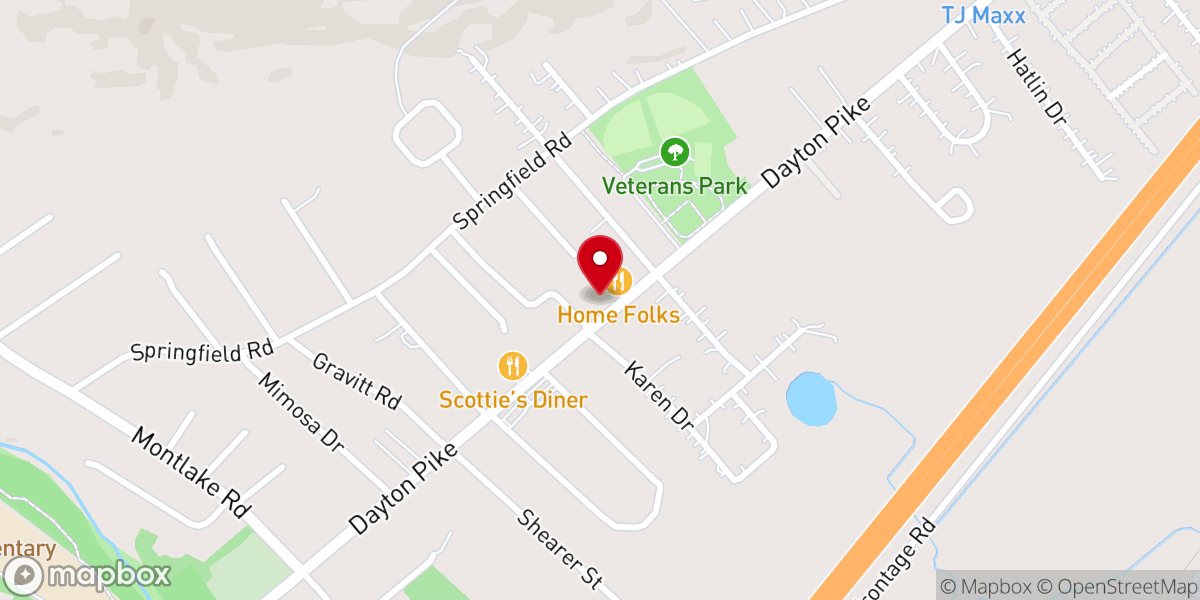 Map showing location of Joe Sneed Ministries