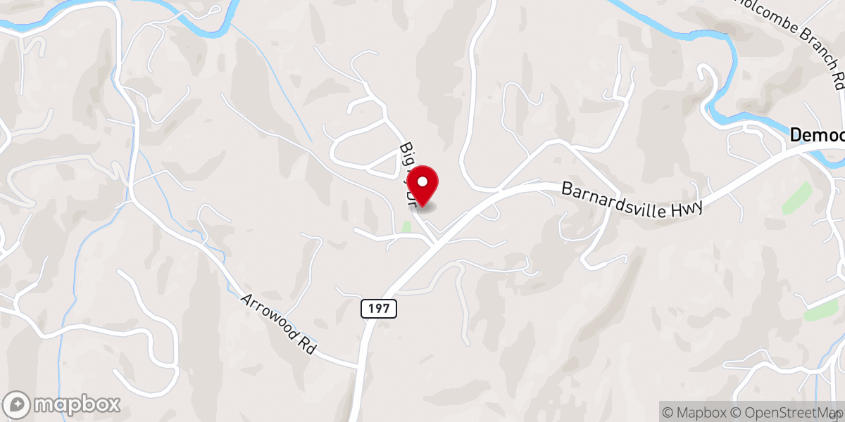 Map showing location of Ivy Park Church