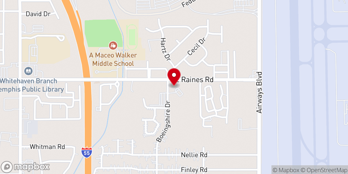 Map showing location of Emmanuel Episcopal Church