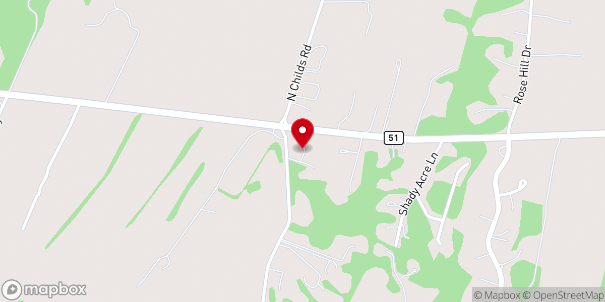 Map showing location of CrossPoint Church of God