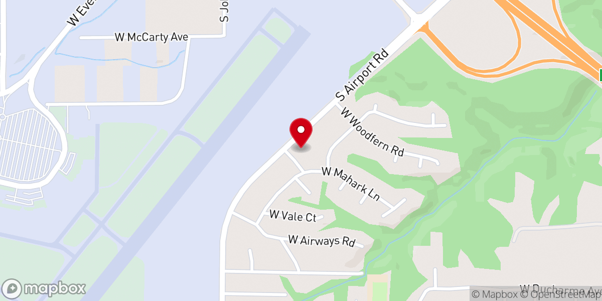 Map showing location of Faith Missionary Church