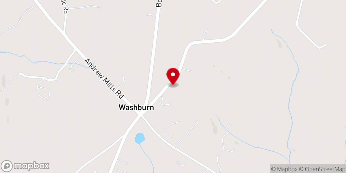 Map showing location of Salem United Methodist Church
