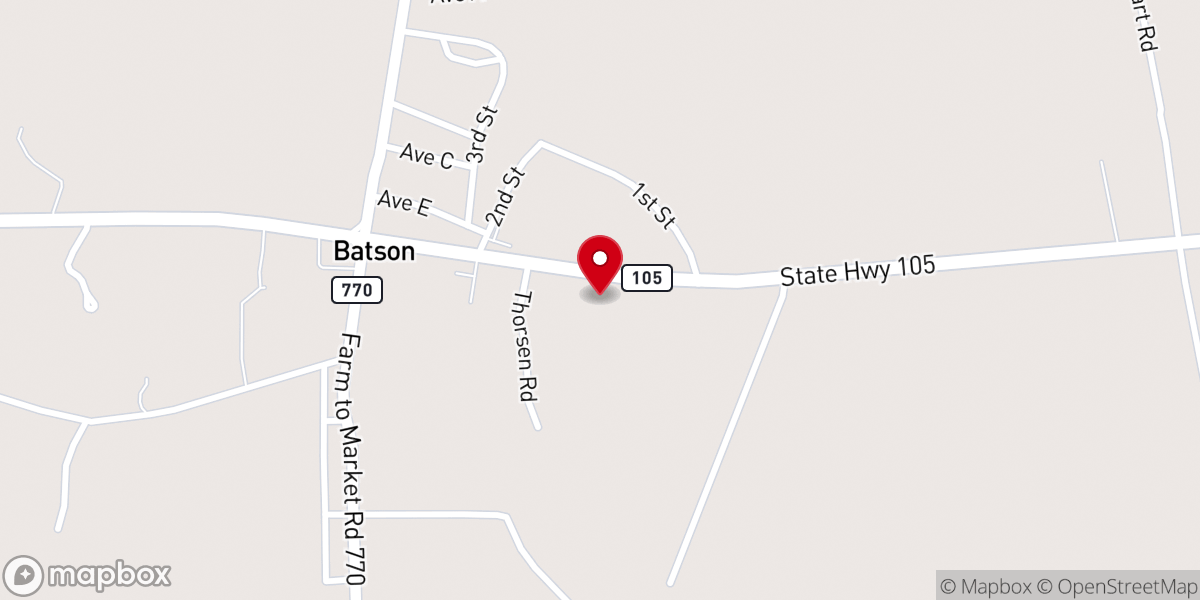 Map showing location of New Life Church