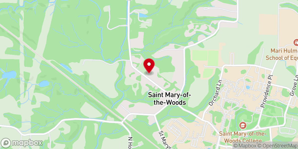 Map showing location of St Mary's Village Church