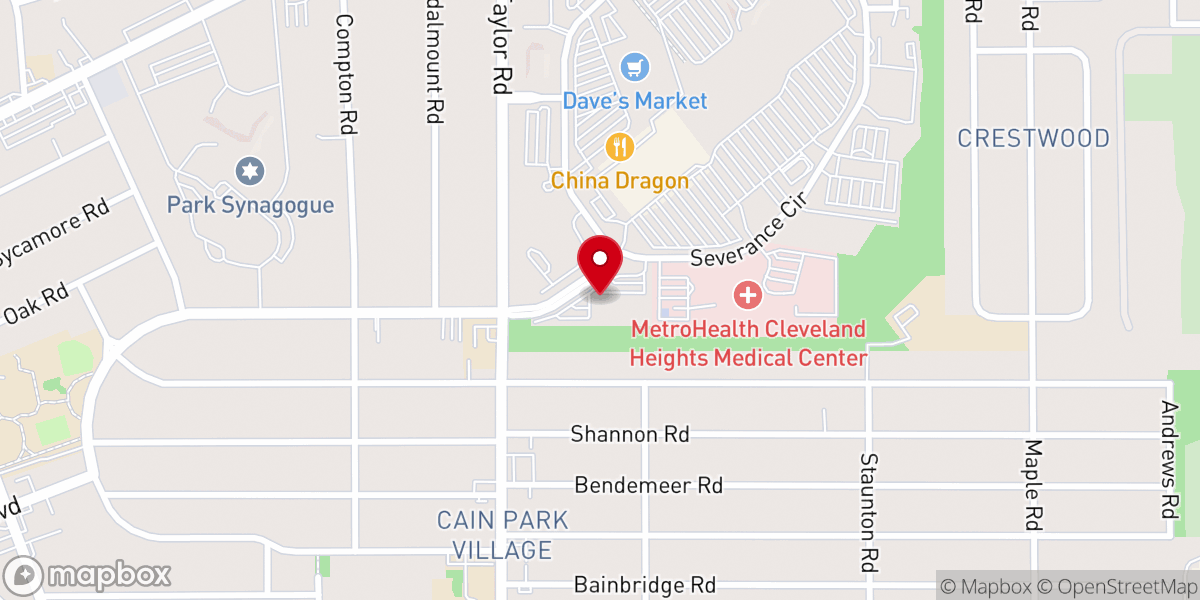Map showing location of Christ Culture Church