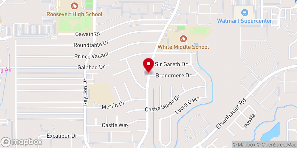 Map showing location of Wheatley Heights Baptist Church