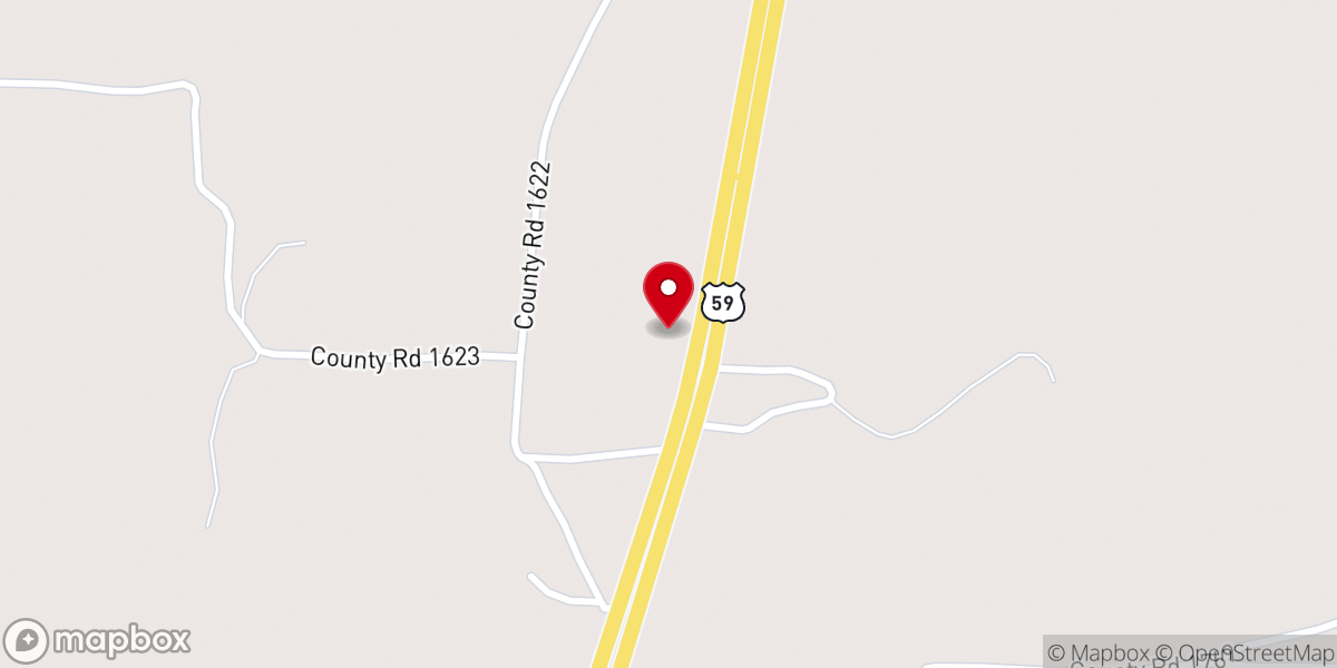 Map showing location of New Light Missionary Baptist Church