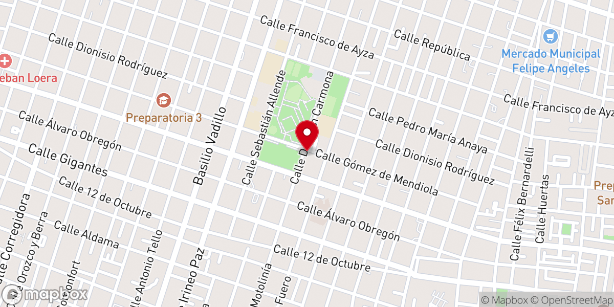 Map showing location of Iglesia Israelita Casa De Dios A.R