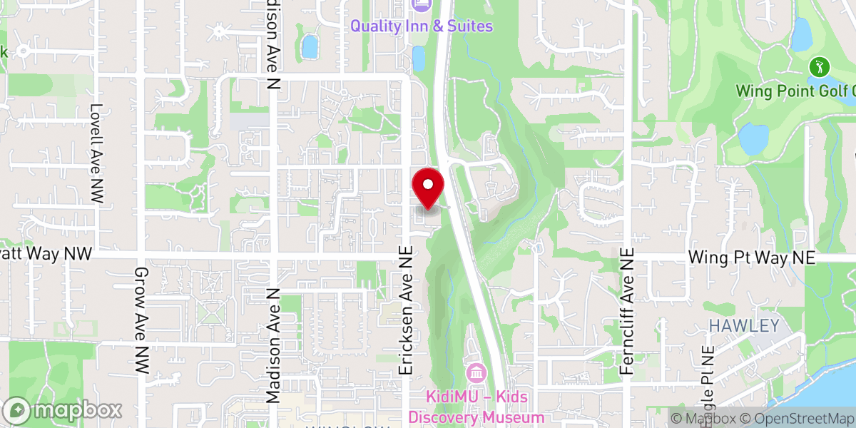 Map showing location of Cross Sound Church