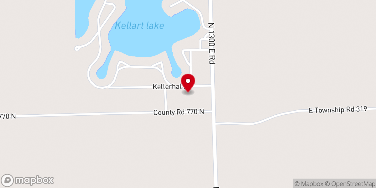 Map showing location of Grace Bible Church