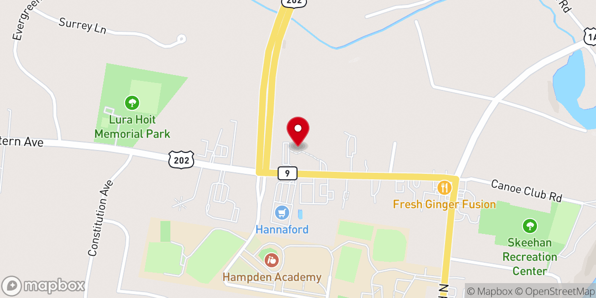 Map showing location of St. Matthew Catholic Church