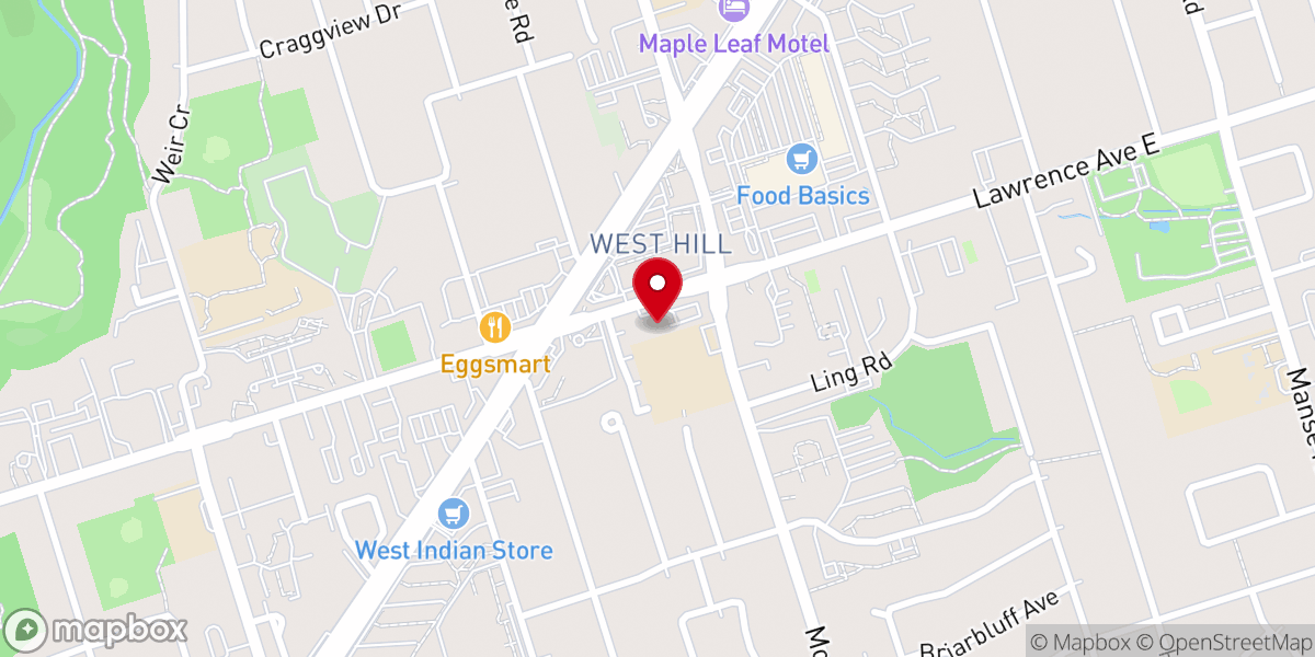 Map showing location of St Martin de Porres Parish
