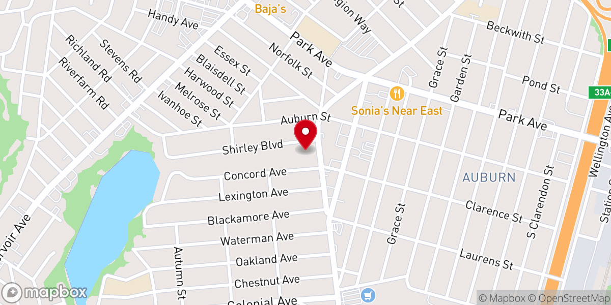 Map showing location of Way of Life Presbyterian Church