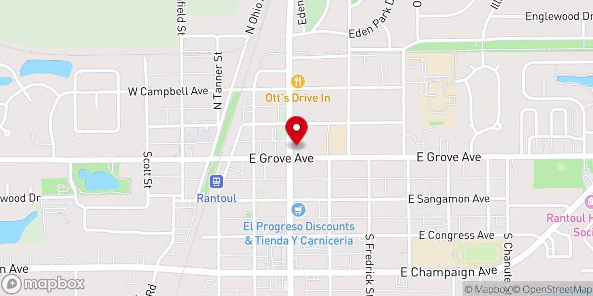 Map showing location of Saint Malachy Catholic Church