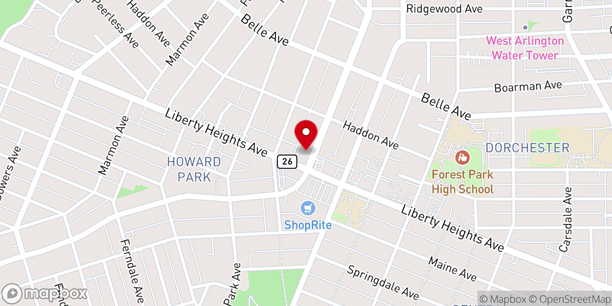 Map showing location of Gethsemane Spiritual Temple