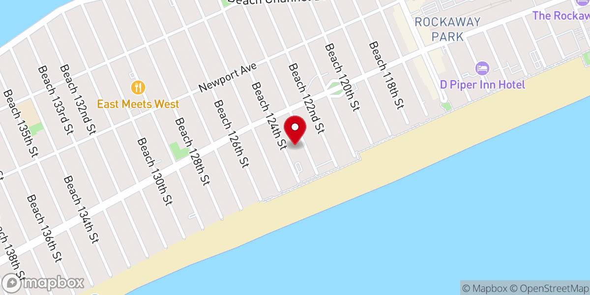 Map showing location of Belle Harbor Torah Institute Inc