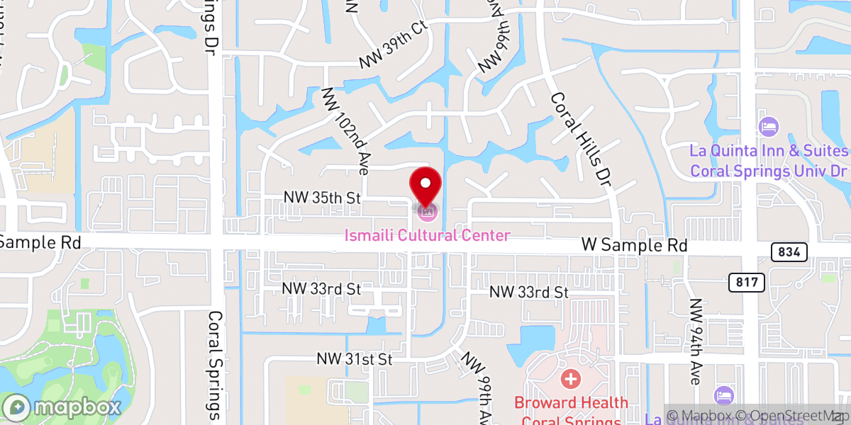 Map showing location of Life Fellowship