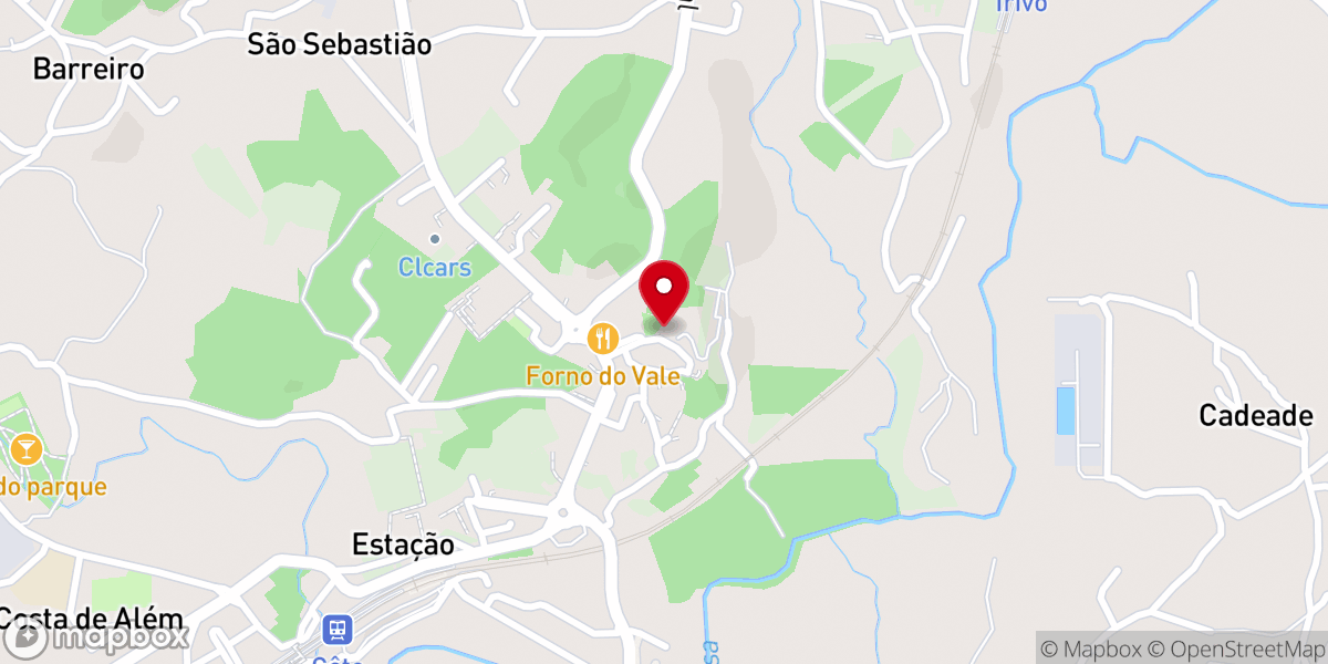 Map showing location of Ermida da Nossa Senhora do Vale