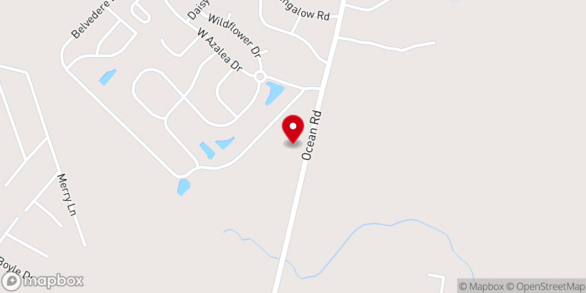Map showing location of New Life Christian Center