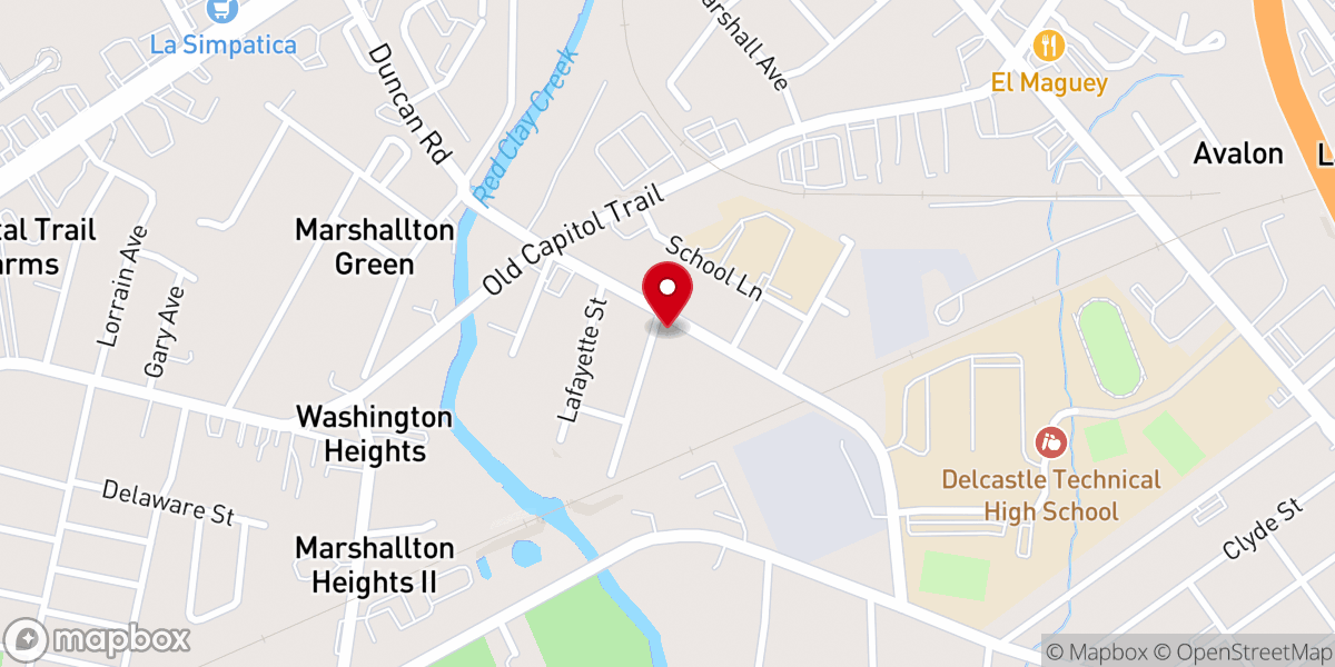Map showing location of Kings Assembly of God