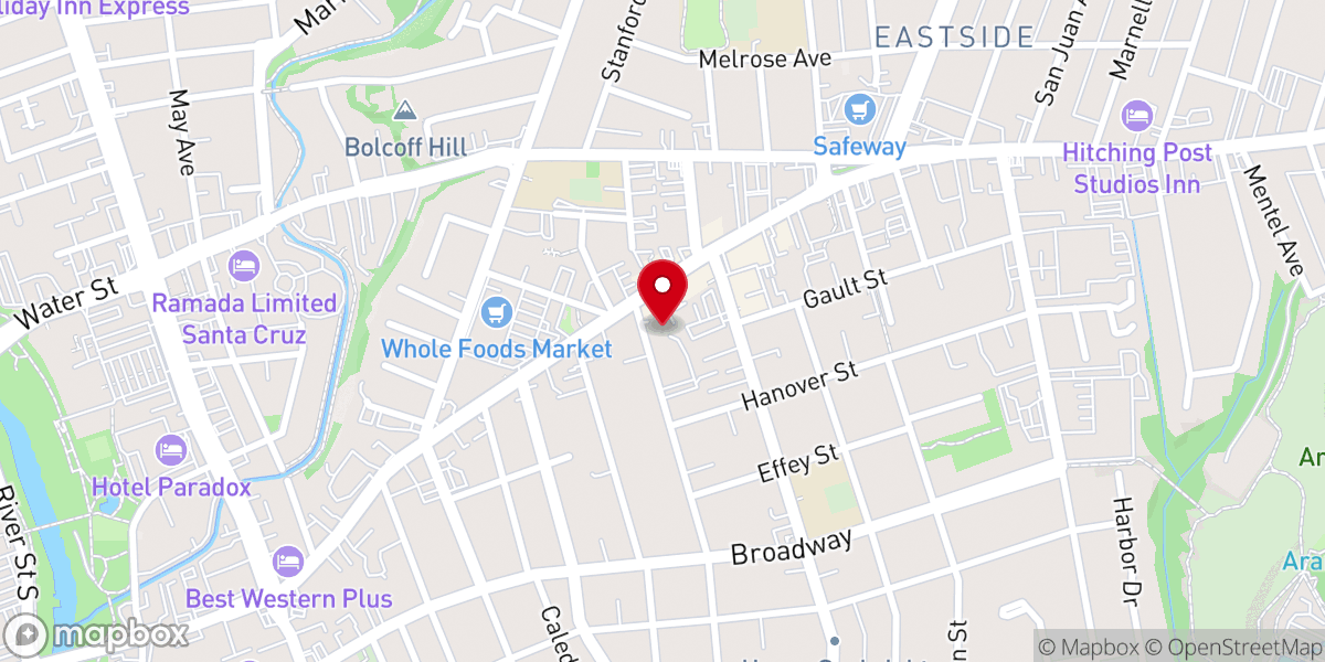 Map showing location of Benito & Azzaro Pacific Gardens Chapel