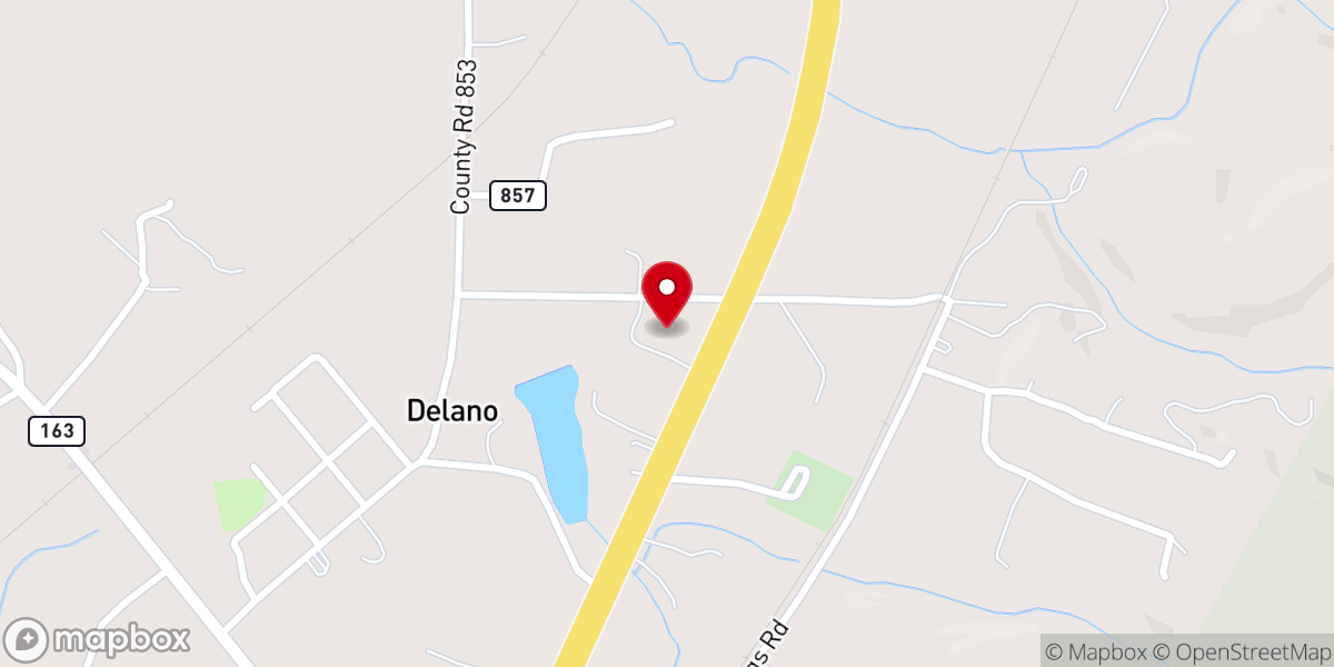 Map showing location of Wetmore Baptist Church