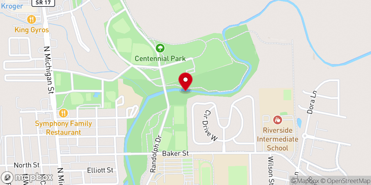 Map showing location of 99 1 from Ashes to Fire Revival Min Istries Inc