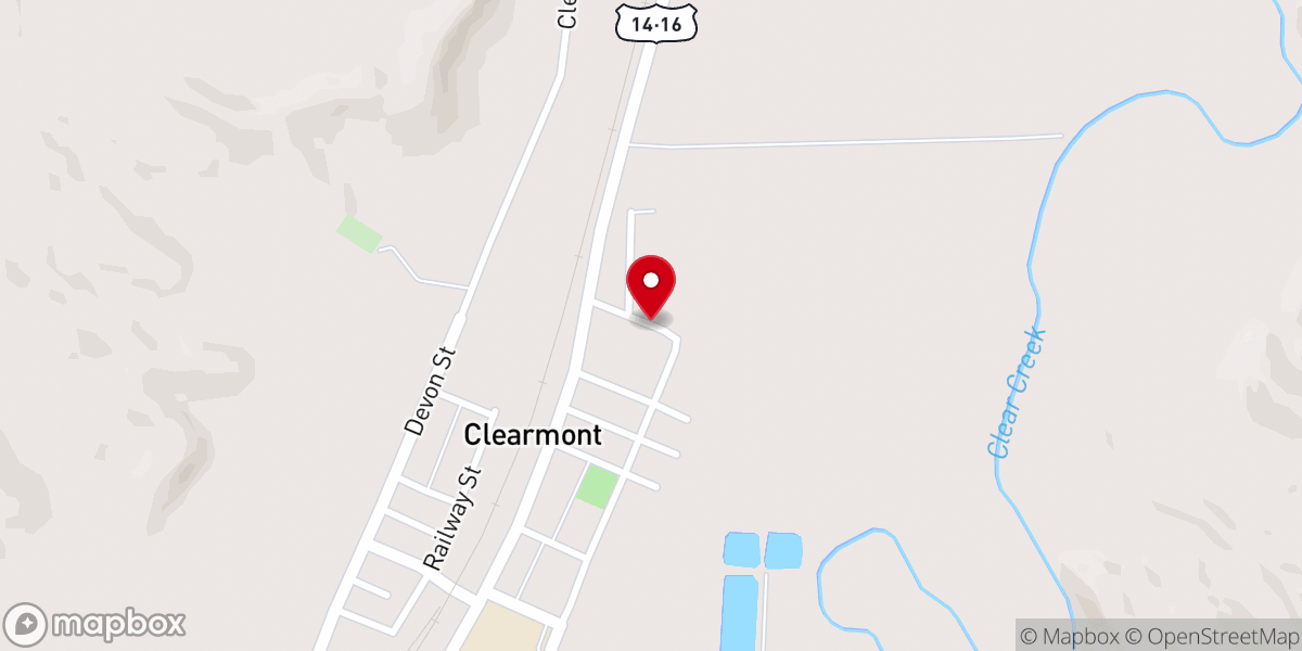 Map showing location of St. Mary's Mission Church
