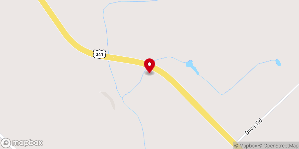Map showing location of Mount Marriah Church