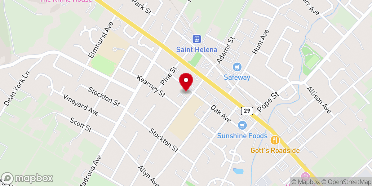 Map showing location of St Helena United Methodist Church