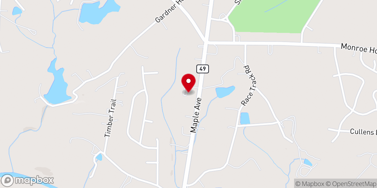 Map showing location of Compass Community Church