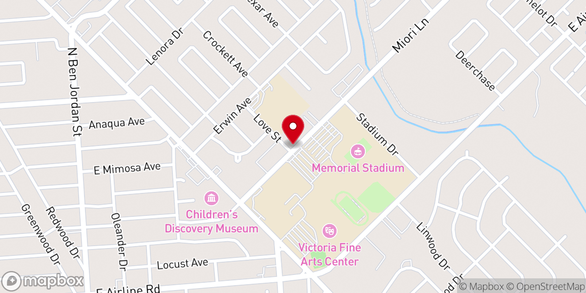 Map showing location of Saint Francis Episcopal Church
