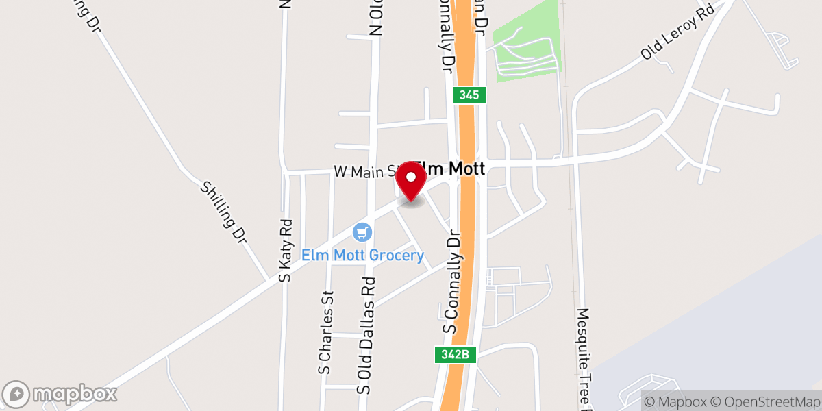 Map showing location of New Beginnings Christian Fellowship
