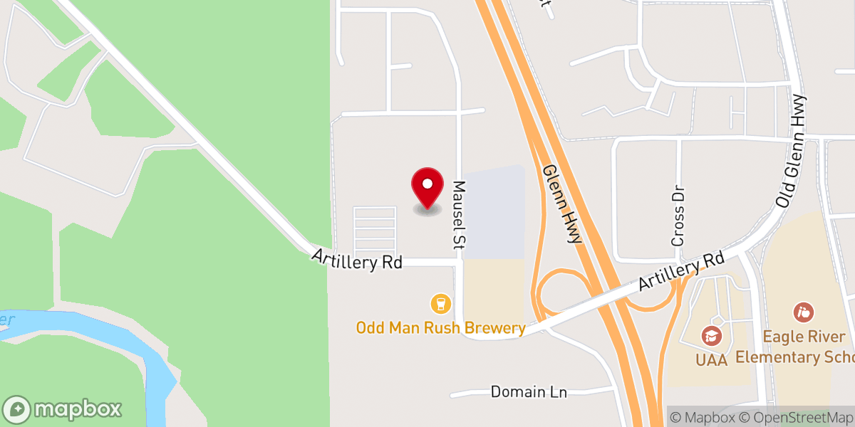 Map showing location of Community Covenant Church