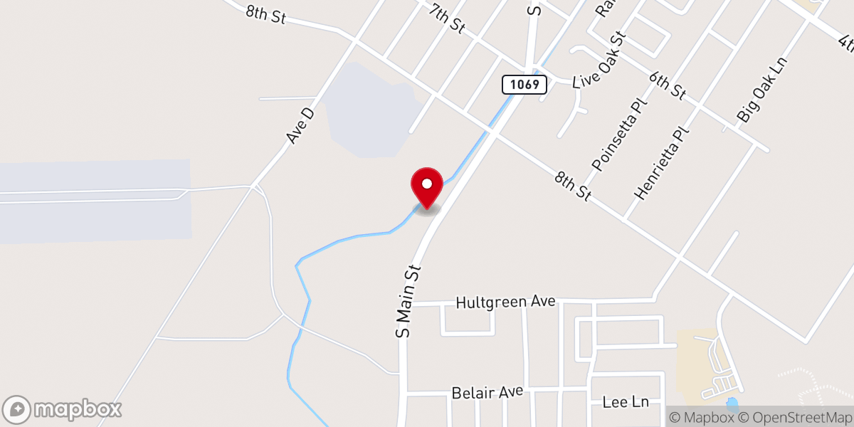 Map showing location of Agape Fellowship & Training Center