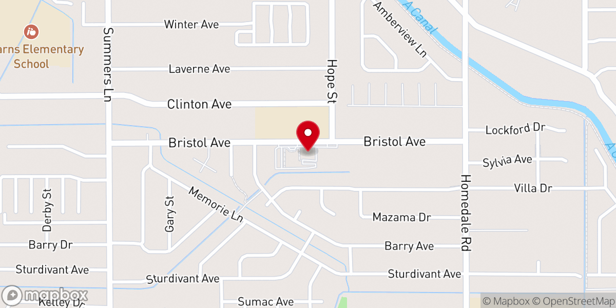 Map showing location of St Pius X Catholic Church