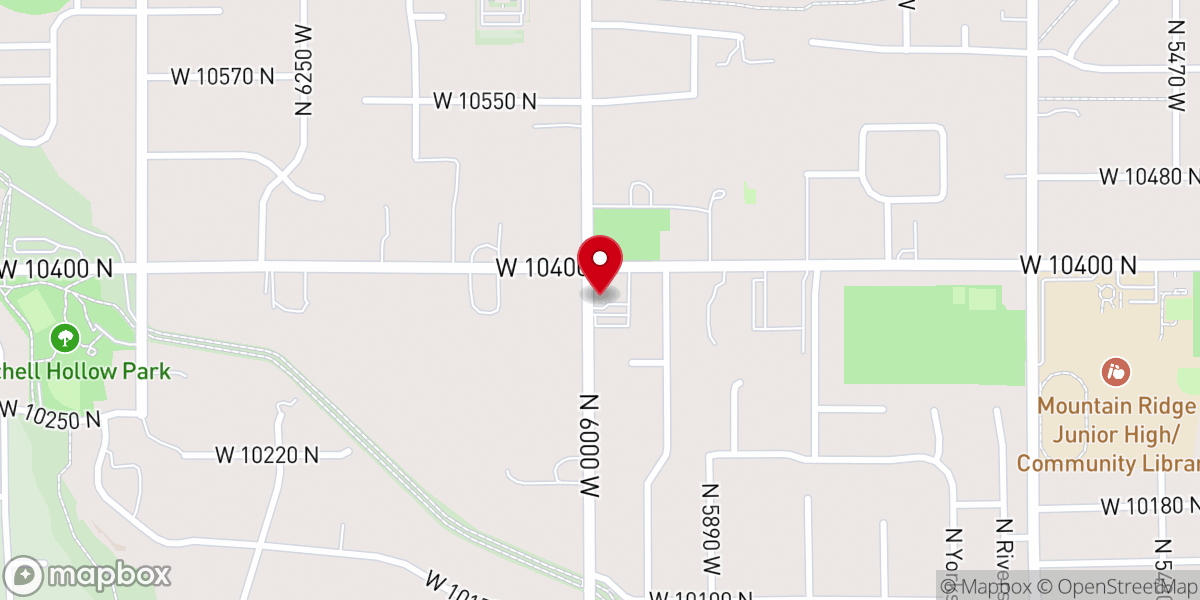 Map showing location of Utah Saratoga Springs Mission Office
