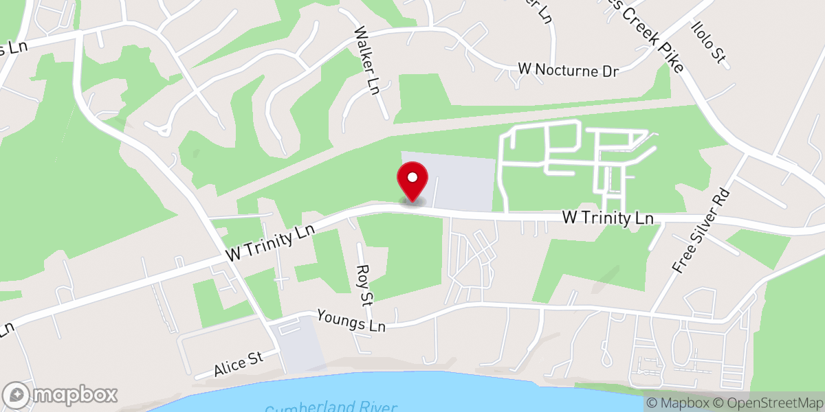 Map showing location of Faith Apostolic Church