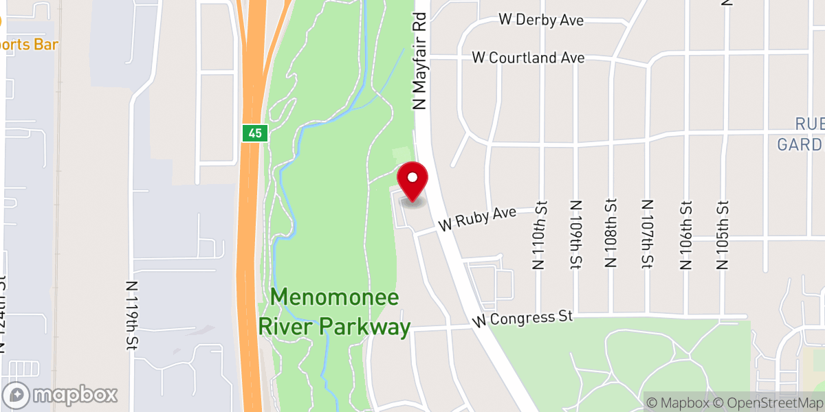 Map showing location of Calvary Memorial United Church