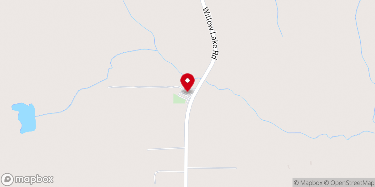 Map showing location of Friendship Church