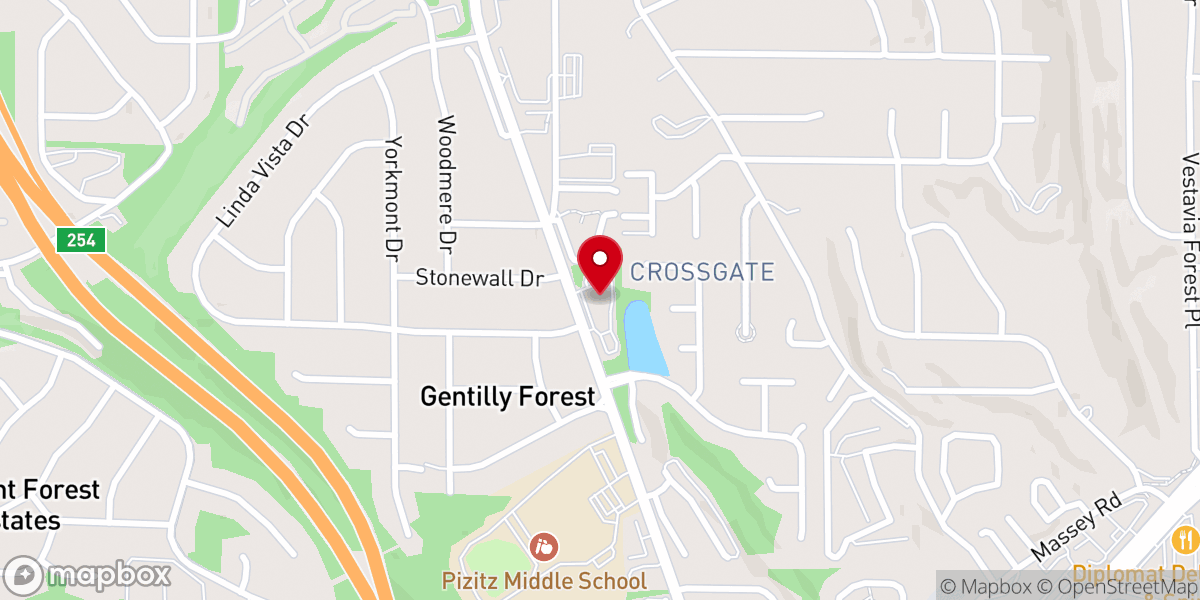 Map showing location of Fullness Christian Fellowship