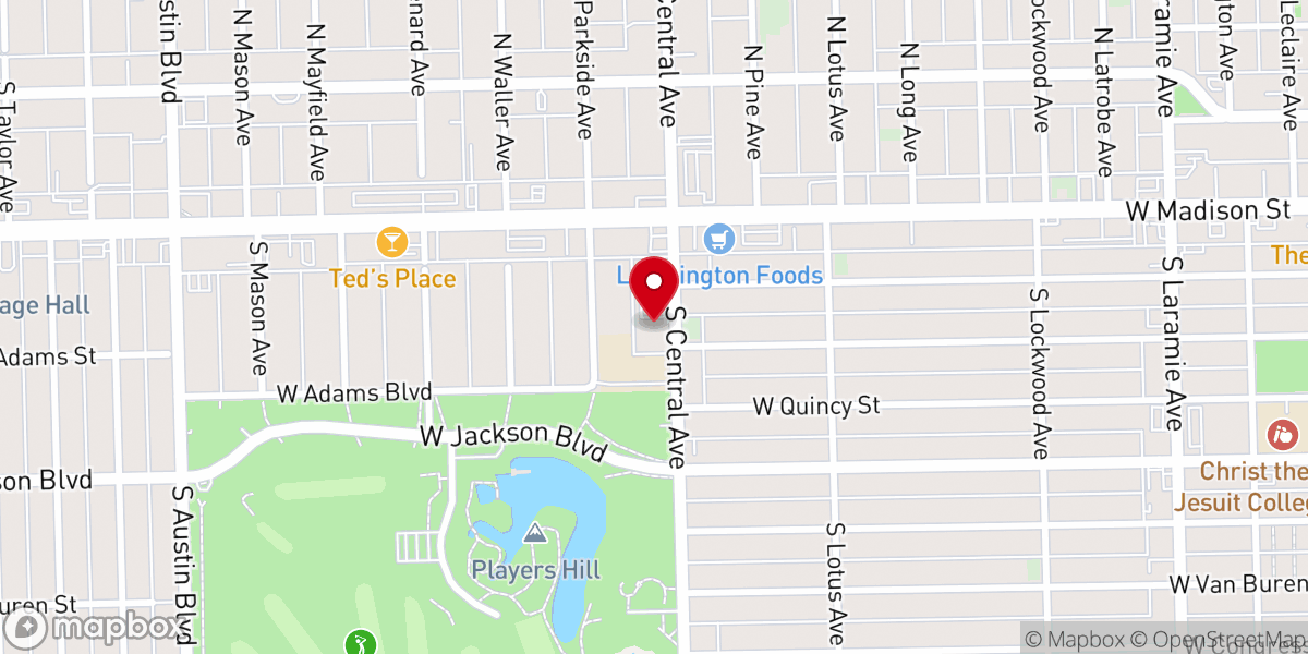 Map showing location of Pleasant Ridge Baptist Church