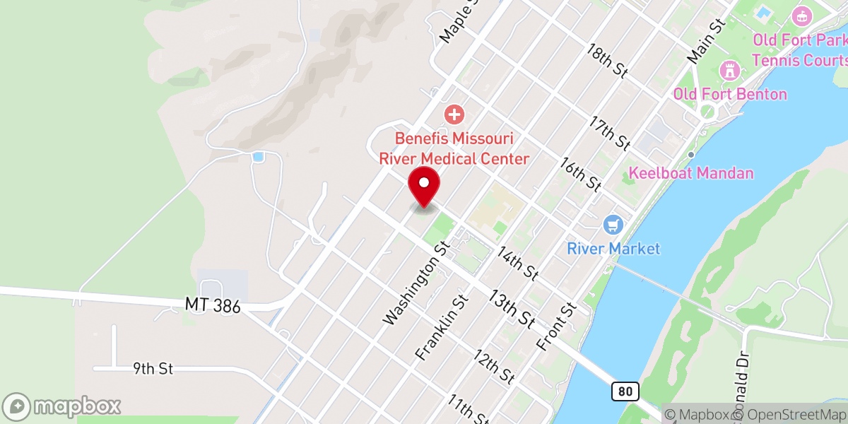 Map showing location of Saint Pauls Episcopal Church