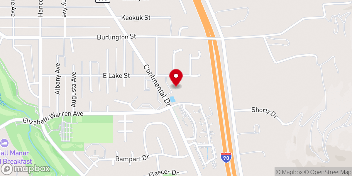 Map showing location of Holy Spirit Catholic Church