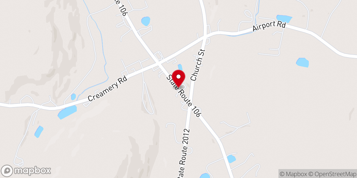 Map showing location of Clifford United Methodist Church